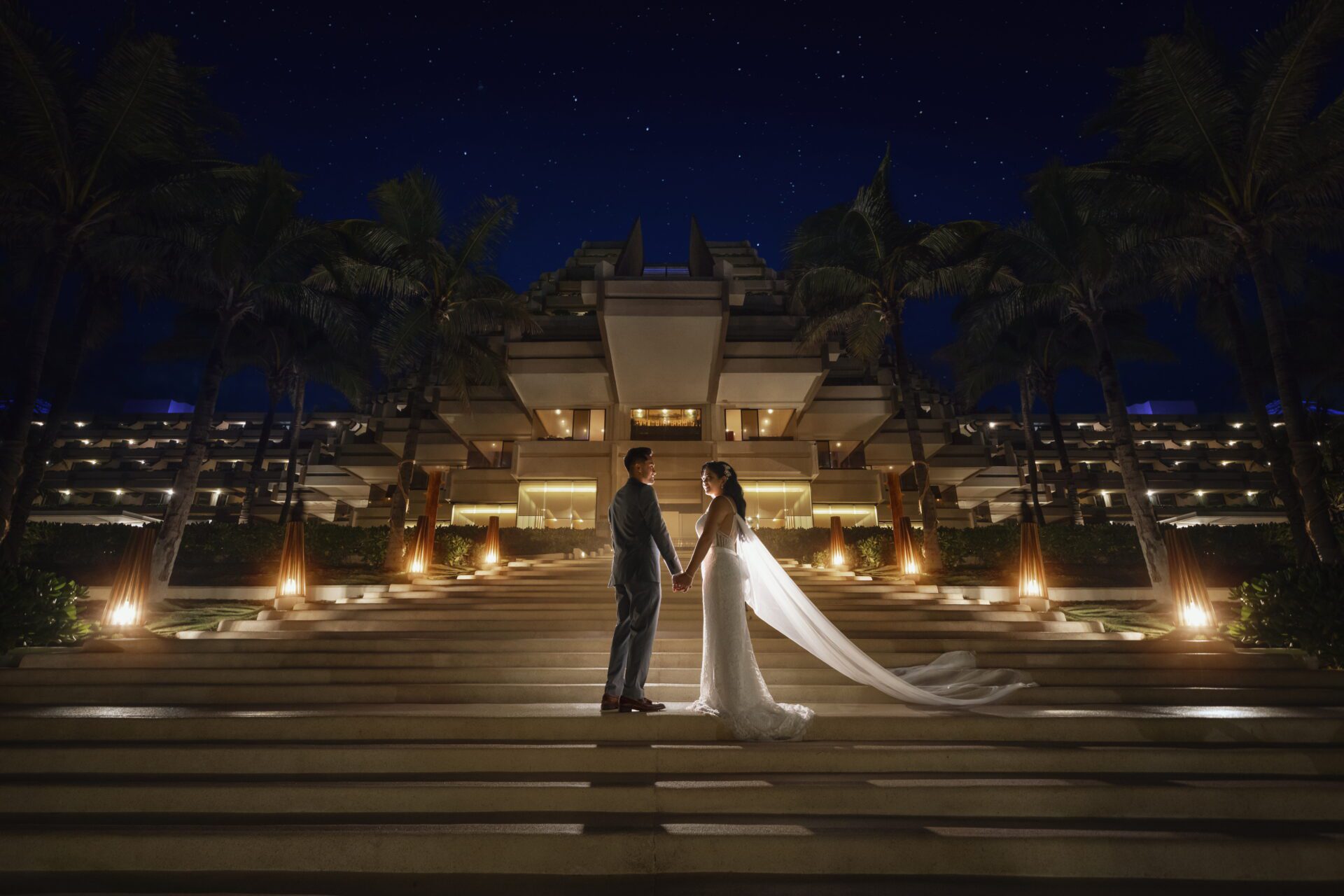 Cancun Wedding Photo After Signature Edit